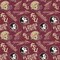 Licensed NCAA Florida State Tone on Tone FSU-1178 Cotton Fabric by the Yard